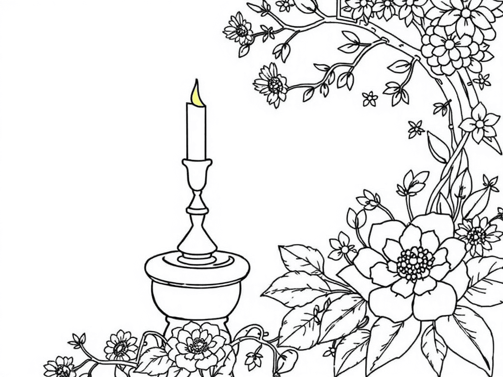 Aesthetic coloring pages gallery image 3